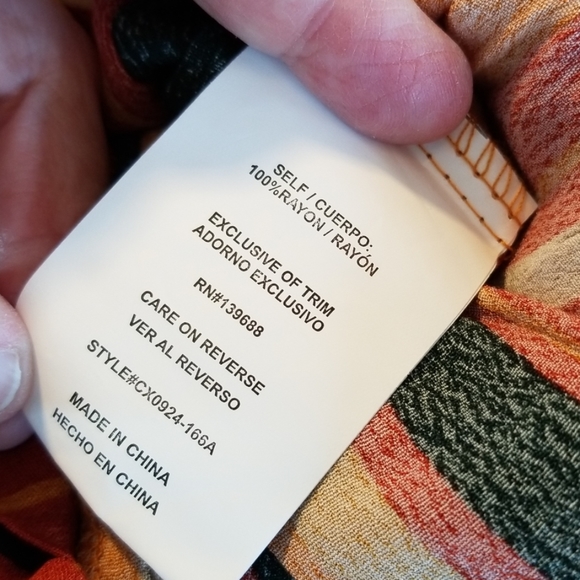 COCO & JAMISON Striped Split Wide Leg Jumpsuit - Picture 9 of 9